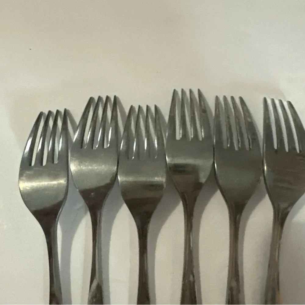 Hanford Forge Stainless Steel DELPRADO‎ DEL PRADO 6 Dinner Forks